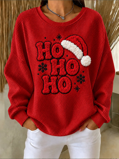 Women's Christmas Printed Casual Sweatshirt