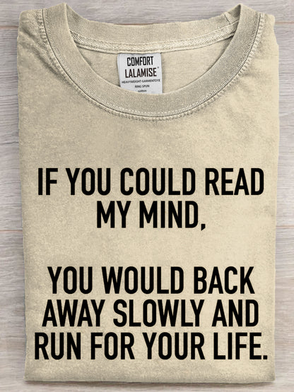 Funny Quote Art Print Casual Short Sleeve T-shirt