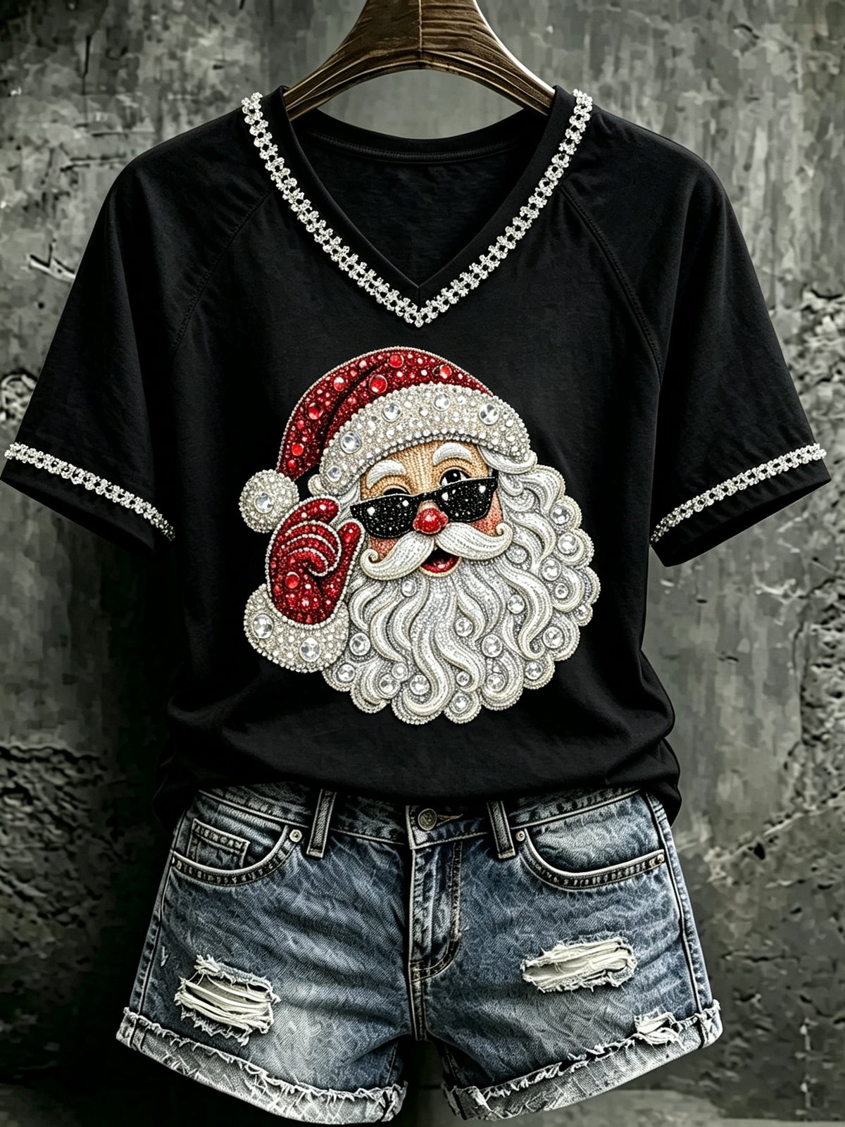 Women's Christmas Print T-Shirt