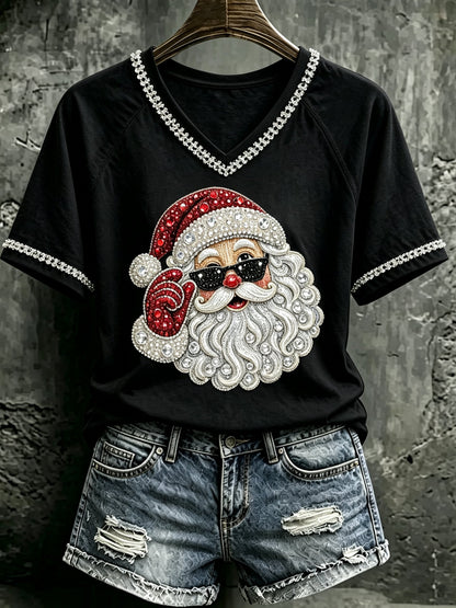 Women's Christmas Print T-Shirt