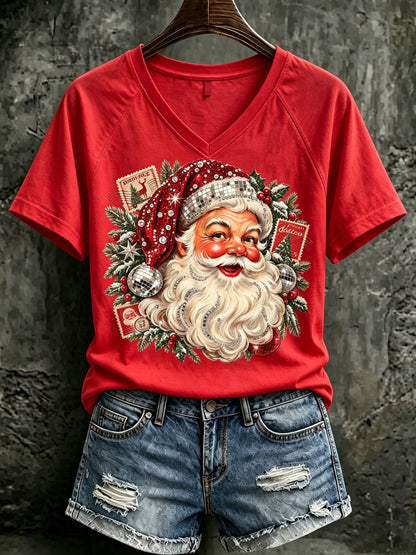 Women's Christmas Print T-Shirt
