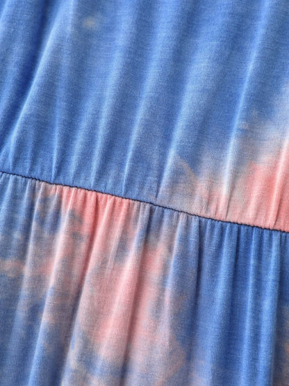 Supersoft Tie-Dye Pockets Midi Dress
