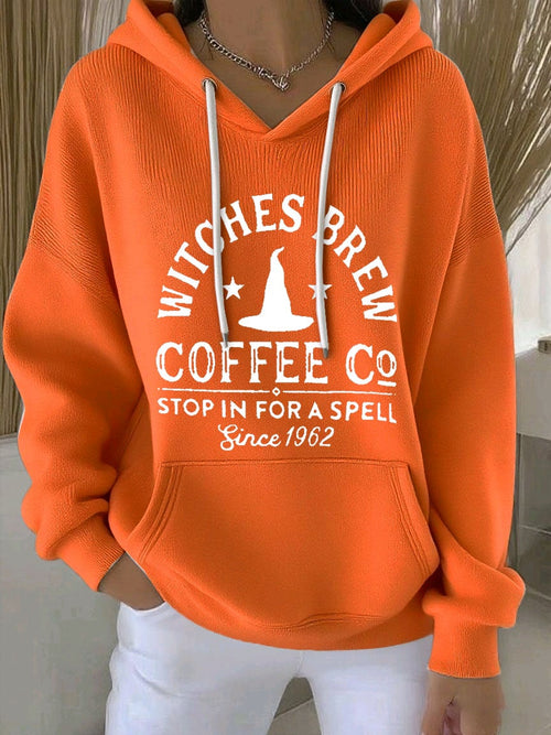 🔥HOT SALE🔥Women's Letter Printed Striped Casual Hooded Sweatshirt