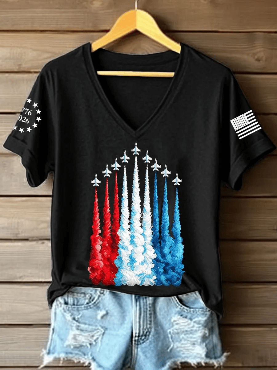Women's Casual Print Short-Sleeve T-Shirt