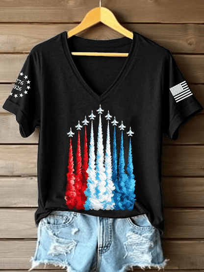 Women's Casual Print Short-Sleeve T-Shirt