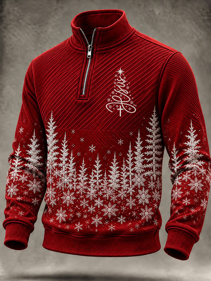 Men's Christmas Printed Casual Sweatshirt