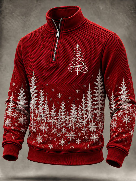 Men's Christmas Printed Casual Sweatshirt
