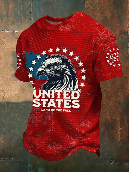 Men's American 250th Anniversary Print Casual Top