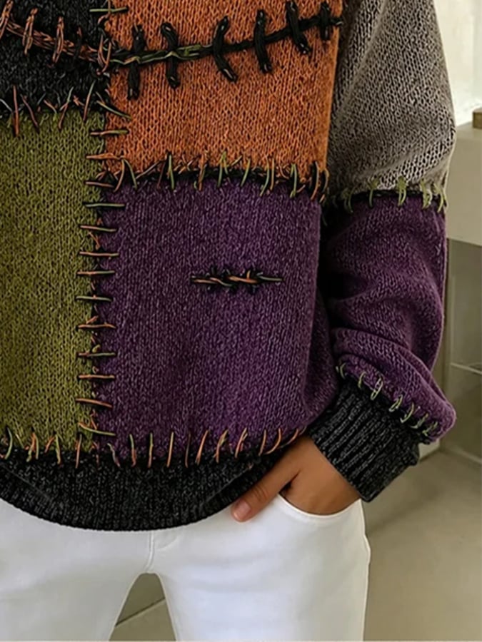 Women's Halloween Print Pullover Sweatshirt
