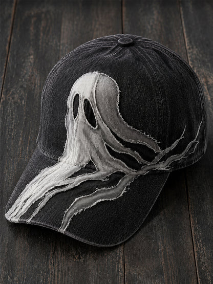 Unisex Halloween Ghost Print Hat