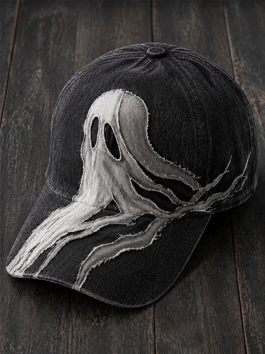 Unisex Halloween Ghost Print Hat