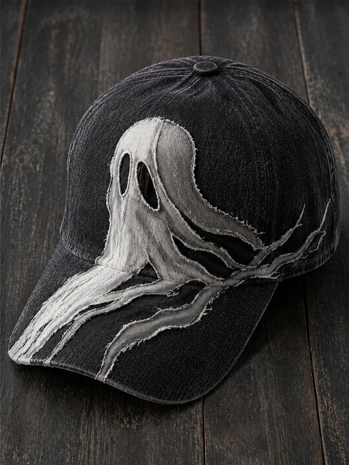 Unisex Halloween Ghost Print Hat