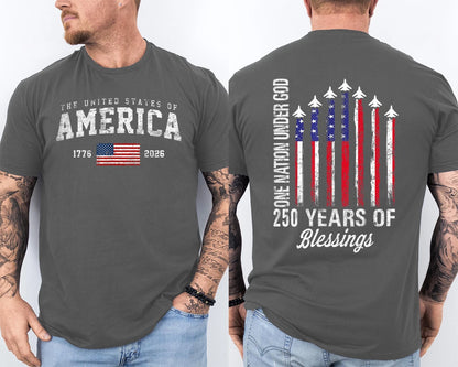 🔥Buy 3 Get 10% Off🔥Men'S Casual American 1776-2026 Anniversary Printed Short Sleeved T-Shirt