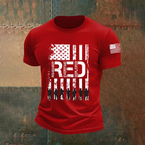 Men's On Friday We Wear Red Print short-sleeved T-shirt