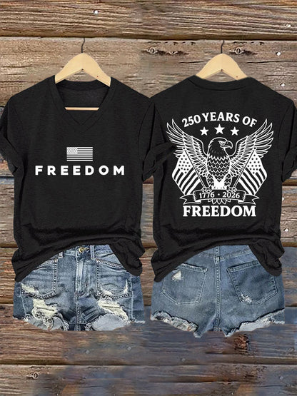 Women's Casual Printed Short-Sleeve T-Shirt