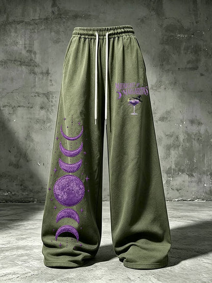 Women's Midnight Margaritas Print Casual Pants