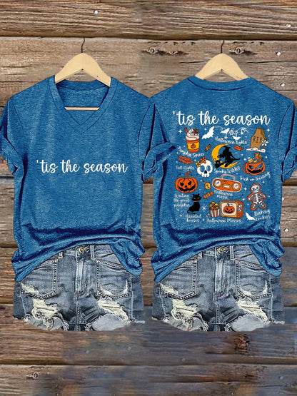 Women's Casual Halloween T-shirt