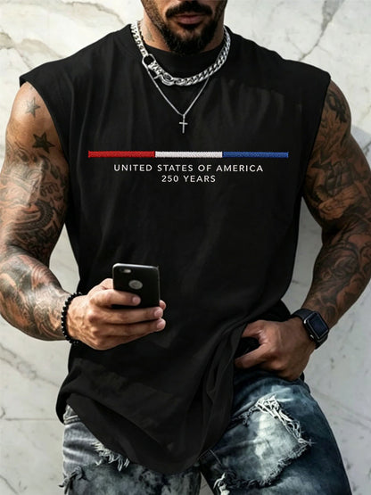 Men's The United States of America Tank Top