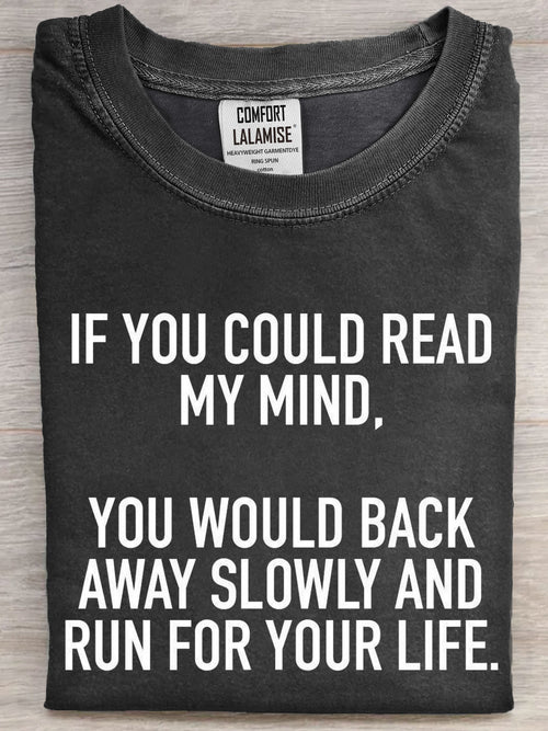 Funny Quote Art Print Casual Short Sleeve T-shirt