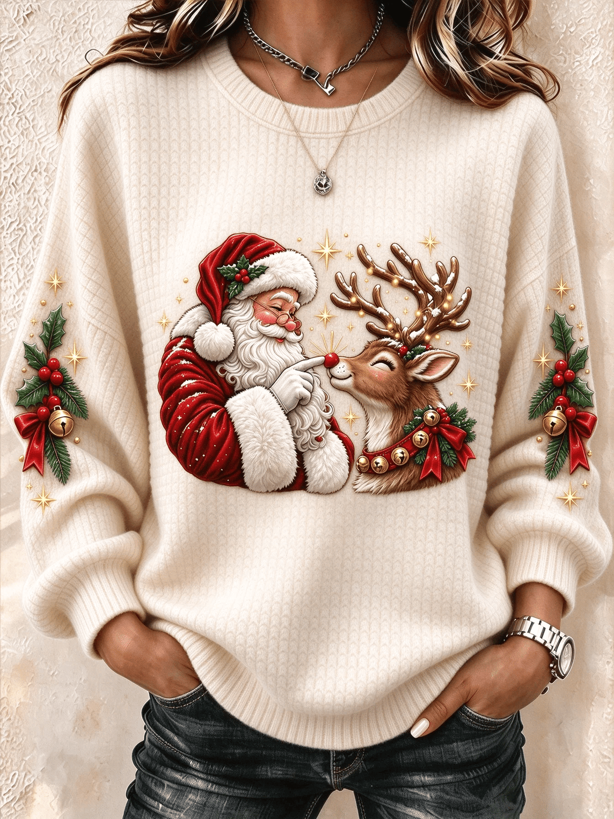Women's Casual Printed Sweatshirt