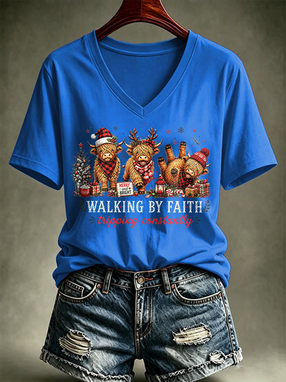 Women's Casual Printed T-shirt