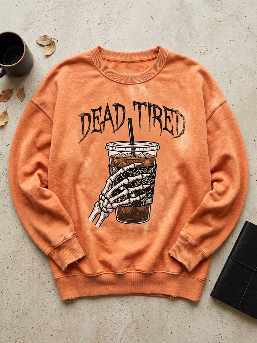 Women's Quirky Halloween Prints Sweatshirt