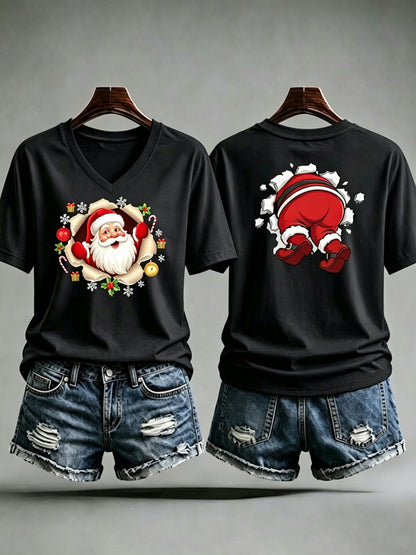 Women's Christmas Print T-Shirt