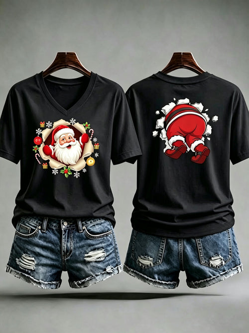 Women's Christmas Print T-Shirt