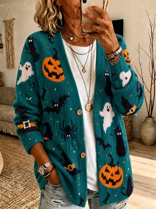 Women'S Halloween Cardigan