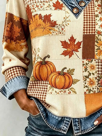Women'S Casual Printed Top
