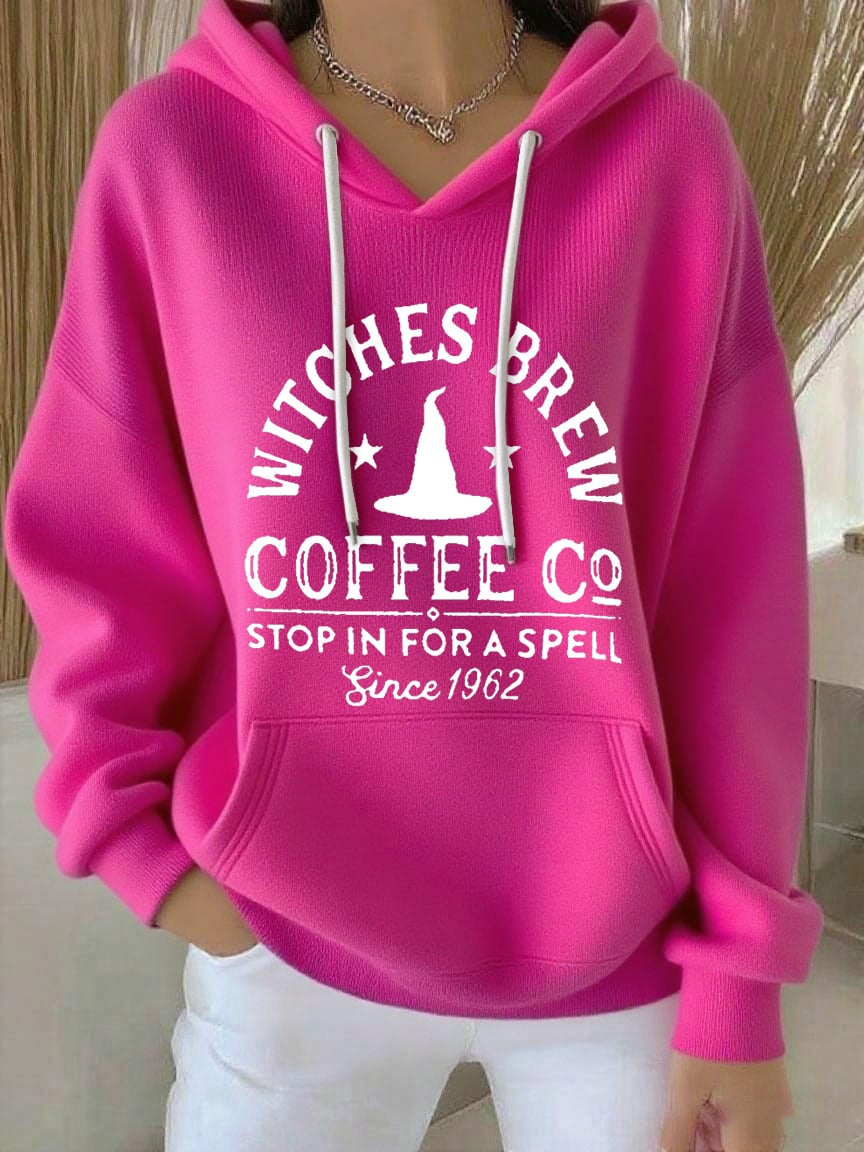 🔥HOT SALE🔥Women's Letter Printed Striped Casual Hooded Sweatshirt