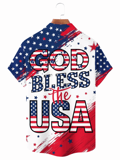 Men's America 250 Print Short Sleeve Shirt