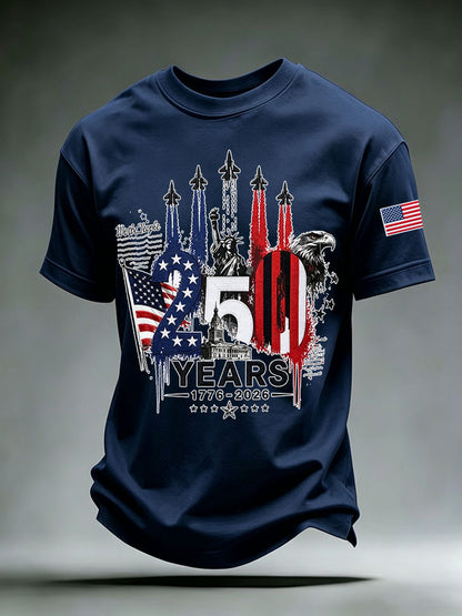 🔥Buy 3 Get 10% Off🔥Men'S American Eagle Printed Casual T-Shirt
