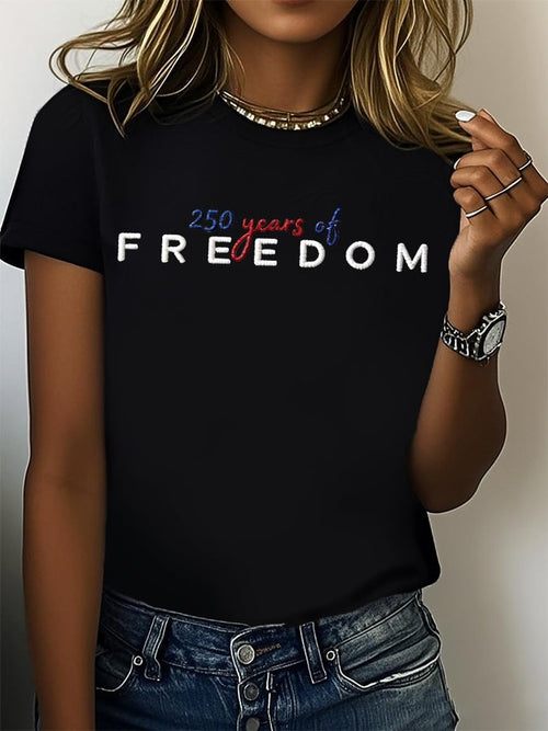 Women's 250th Anniversary Print Crew Neck T-Shirt