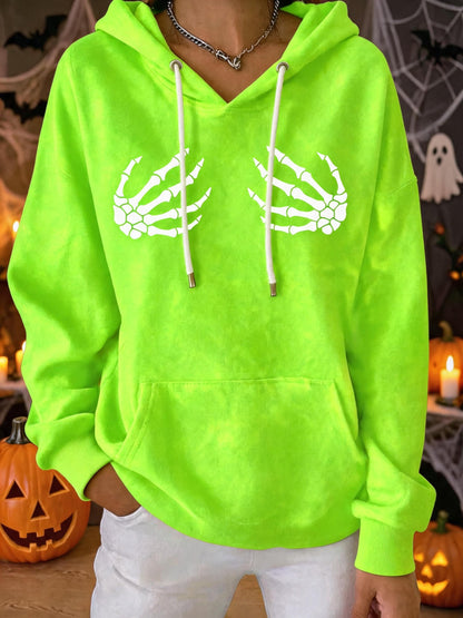 Women's Casual Print Hoodie