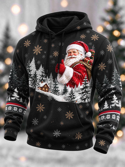 Men's Casual Christmas Hooded