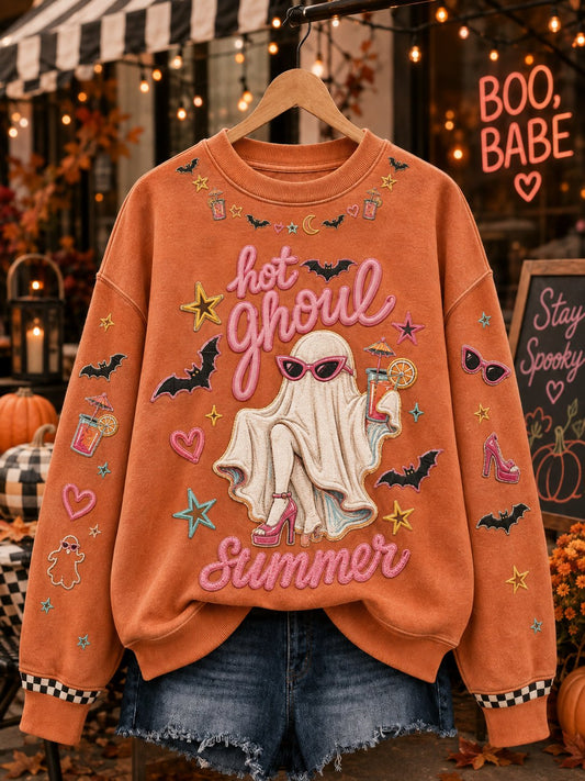 Women'S Halloweentown Print Sweatshirt