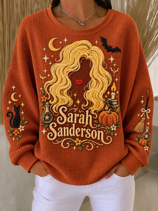 Women's Halloween Print Sweatshirt