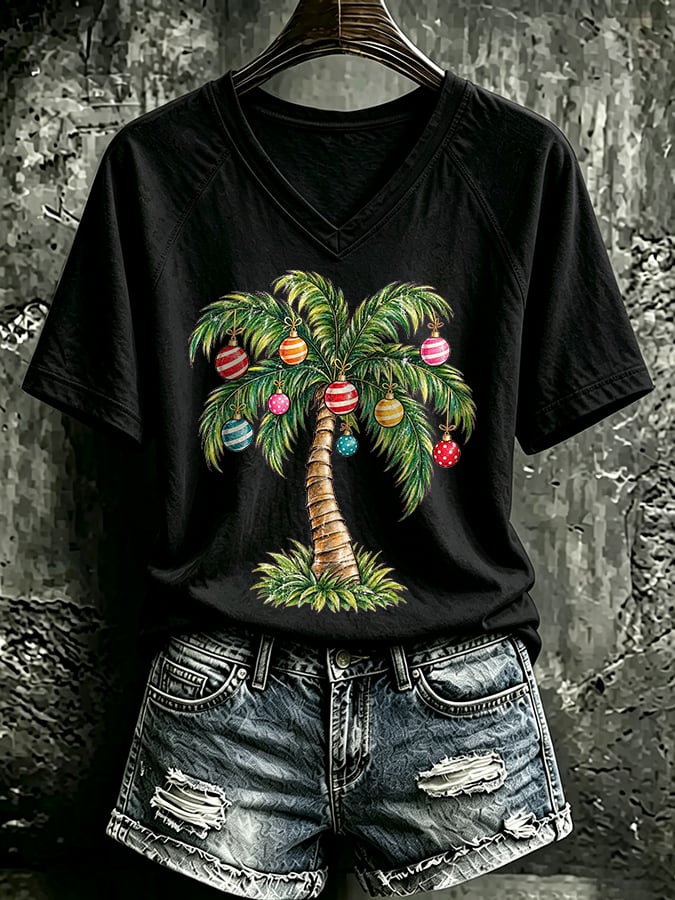 Women's Casual Printed Short-Sleeve T-Shirt