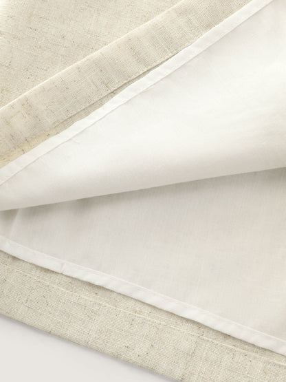 Cotton Linen Blend Collar Romper