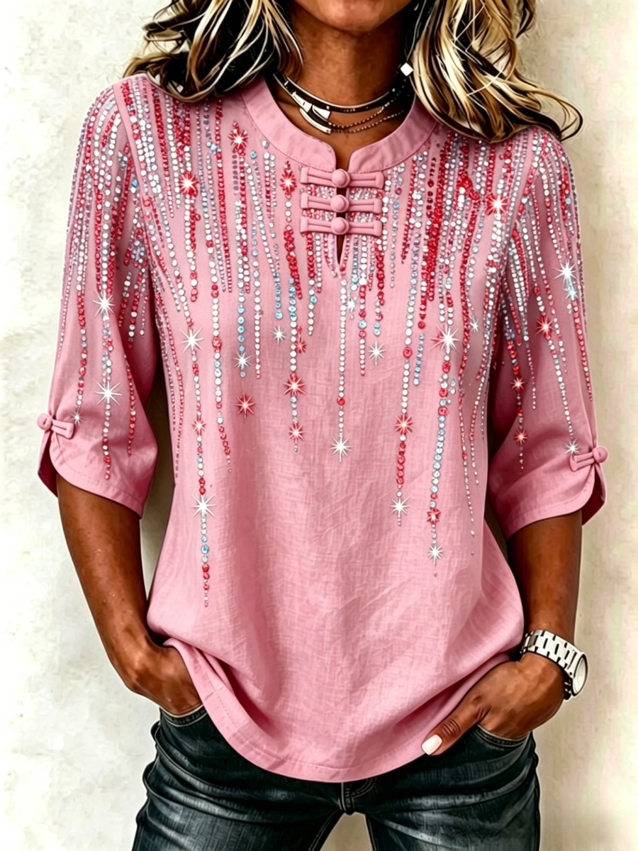 Women's 250th Anniversary Button Top