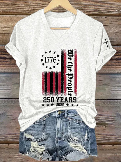 Women's Casual Printed Short-Sleeve T-Shirt