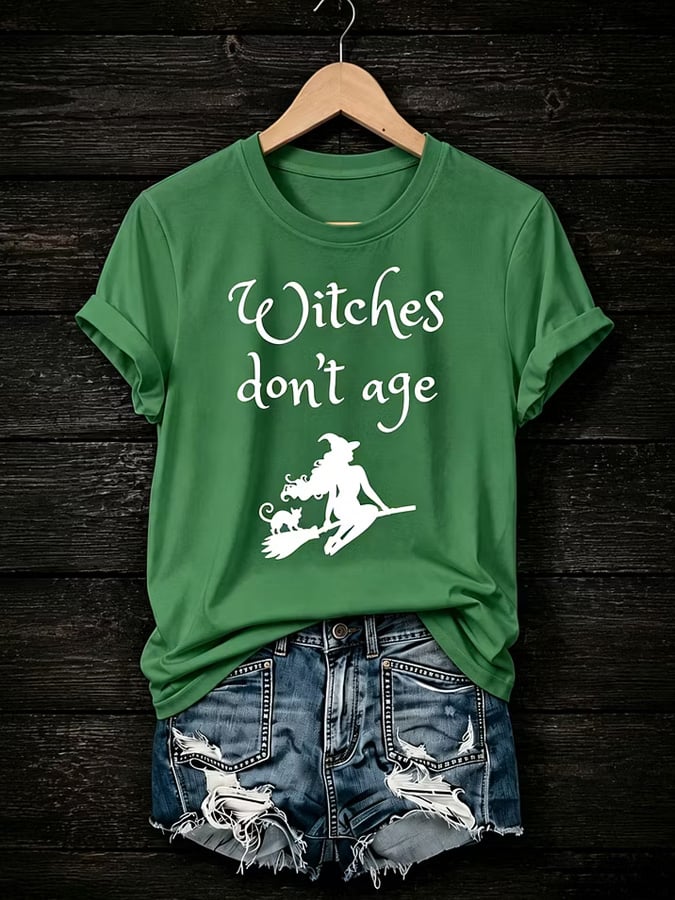 Women's Halloween Print T-Shirt