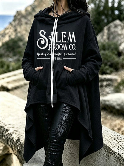 Women's Casual Printed Irregular Sweatshirt