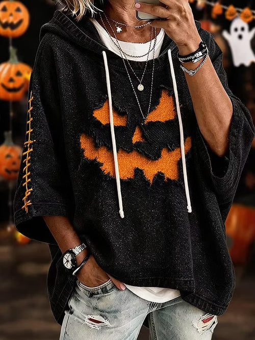 Women'S Halloween Print Hoodie