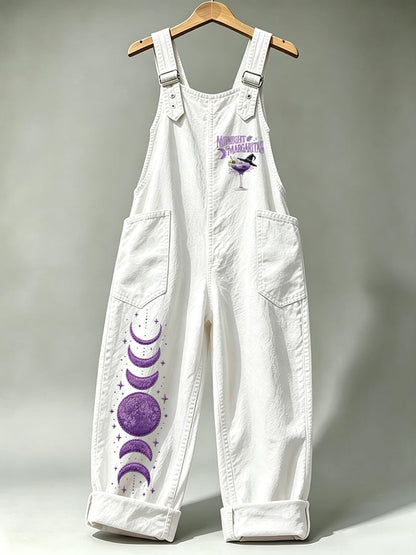 Women's Midnight Margaritas Print Overalls