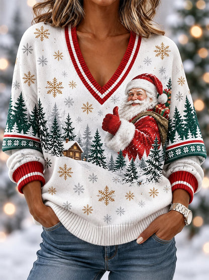 Women's Casual Christmas Long-Sleeve Top