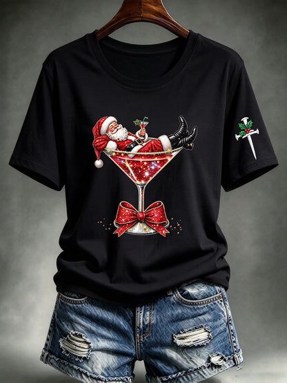Women's Casual Christmas Print Top