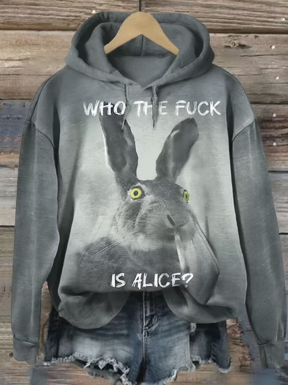 Funny Who The Fuck Art Print Casual Short Sleeve T-shirt