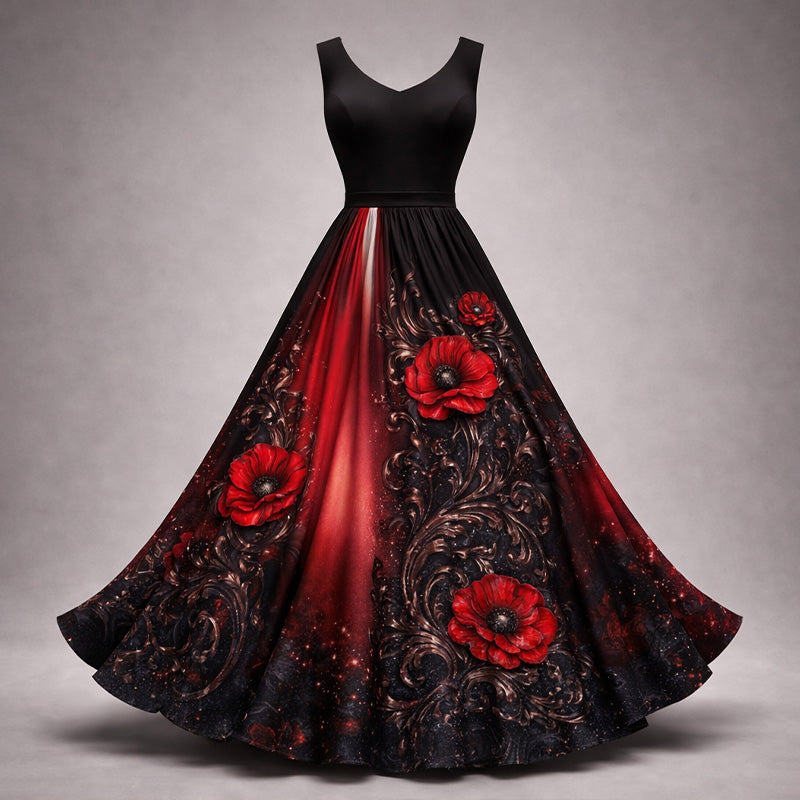 Women's Memorial Day Art Print Casual Dress